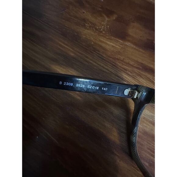 Burberry B2309 3282 Black Check Rectangular Eyeglasses with Case